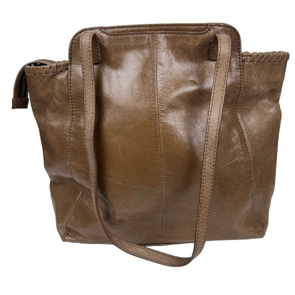 Hobo International Leather Top Handle Tassel Tote Bag - Picture 4 of 6